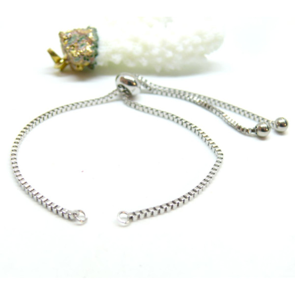 Bracelets Intercalaires 24 cm Maille Paloma 1.5 mm – Acier Inoxydable 304 Argenté