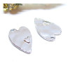 Pendentifs Cœur 23 mm – Acier Inoxydable 304 Argent
