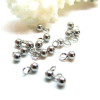 Pendentifs Bille 3 mm – Acier Inoxydable Argenté