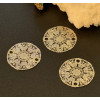 Estampes Connecteurs Filigrane Mandala 18.5 mm – Métal Argenté