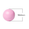 Perle Sonore 16 mm Rose – Pour Création de Bola de Grossesse – REF 02