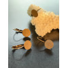 Boucles d’Oreille Dormeuse Plateau Lisse 10mm – Laiton Bronze