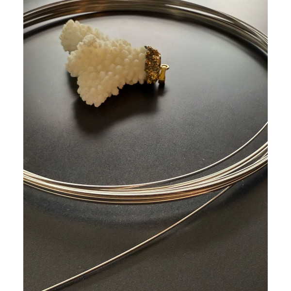 Fil câblé  plat 1.6 par 0.5mm – Acier Inoxydable 304 Argenté