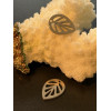 Pendentifs Feuille 12 mm – Acier Inoxydable 304 Argenté