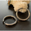 Créoles Rondes 20mm, épaisseur 2.5mm, Acier Inoxydable 304 Argenté