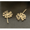 Pendentifs Fleur de Pissenlit 13x21mm – Acier Inoxydable 304 Argenté
