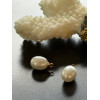 Pendentifs Perles Nacre Ovale 8x10mm – Coloris Blanc