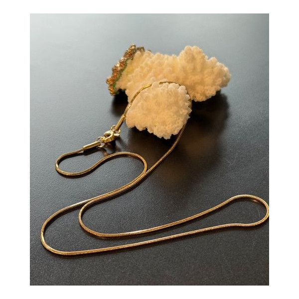 Colliers Princesse 40cm Maille Serpent 1mm – Acier Inoxydable 304 Doré Placage Ionique IP