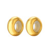 Perles Stoppeur 9x4.7mm – Acier Inoxydable 304 Doré PVD