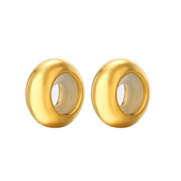 Perles Stoppeur 8x4mm – Acier Inoxydable 304 Doré PVD