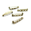 Supports de Broches avec Plateau 27mm – Métal Coloris Bronze