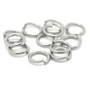 Anneaux de Jonction Acier Inoxydable 5 x 0.8mm finition Argenté