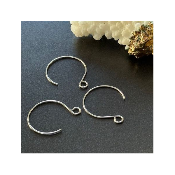 Boucles d'oreille Crochet 26 mm – Acier Inoxydable Argent Platine