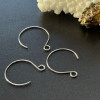 Boucles d'oreille Crochet 26 mm – Acier Inoxydable Argent Platine