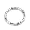 Porte-Clés Anneaux 20 par 2 mm – Acier Inoxydable 304 Argenté