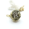 Pendentif Cage Bola de Grossesse pour bola de 18mm, Laiton Finition Bronze