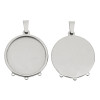 Support de Pendentif Multiconnecteur Chandelier avec Bélière 25mm – Acier Inoxydable 304 Argenté