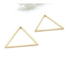 Pendentifs Connecteurs Triangle 20 mm – Acier Inoxydable 304 Doré