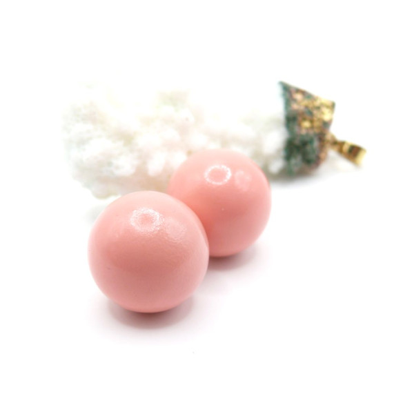 Perle Sonore 16 mm Rose – Pour Création de Bola de Grossesse – REF 05