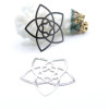 Estampes Pendentifs Filigrane Mandala 30 mm – Métal Argenté