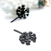 Pendentifs Fleur de Pissenlit 13x21mm – Acier Inoxydable 304 NOIR