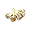 Pendentifs Feuille de Ginkgo biloba 30mm – Acier Inoxydable 304 Doré 18K Placage Ionique
