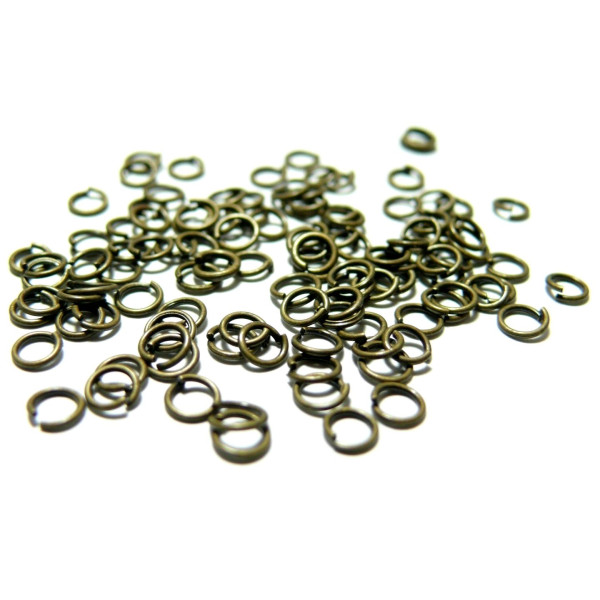 anneaux de jonction 6mm x 0.8mm – Bronze