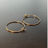 Boucles d’Oreilles Créoles Tiges 30 mm – Acier Inoxydable 316 – Finition Argentée