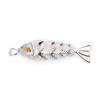 Pendentif Poisson 3D Articulé 40 mm – Cuivre Platinum