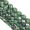 Perles Rondes 8mm Rubis Zoïsite ref 25