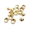 Coupelles Caps 8 mm – Acier Inoxydable 304 Doré à l'or fin 18K
