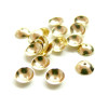Coupelles Caps 8 mm – Acier Inoxydable 304 Doré à l'or fin 18K
