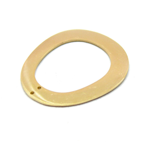 Pendentif Connecteur Forme Géométrique 35mm – Acier Inoxydable 304 Doré