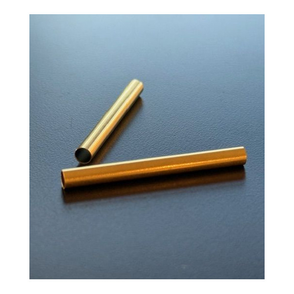 Perles, séparateurs,  Intercalaires Tube 30mm – Acier Inoxydable 304  finition Doré, placage IONIQUE