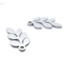 Pendentifs Feuille 14 mm – Acier Inoxydable 304 Argenté