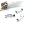 Supports de Broches Plateau 15 mm – Métal Argent Platine