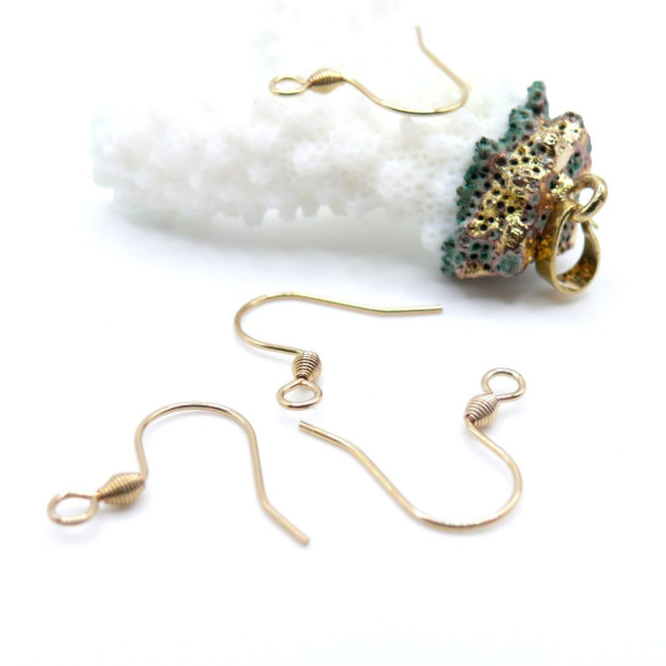 Boucles d’oreille Crochet 17mm – Acier Inoxydable 304 Doré à l’or fin 18K