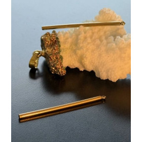 Pendentifs Tige 42mm – Acier Inoxydable 304 Doré à l'or fin 18K, IONIQUE