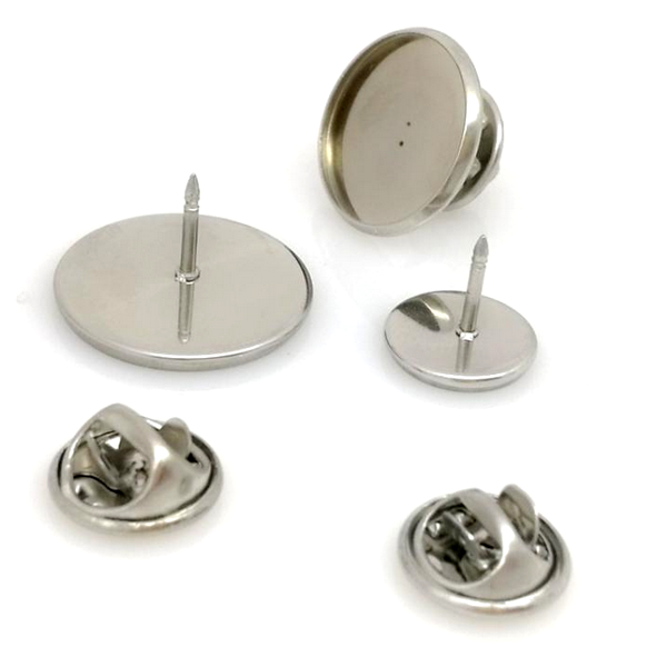 Supports de Broche PINS 14mm – Acier Inoxydable 304 Argenté