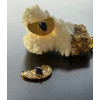 Connecteur 18mm Lapis lazuli – Acier Inoxydable 316 Doré à l'or fin 18K PVD