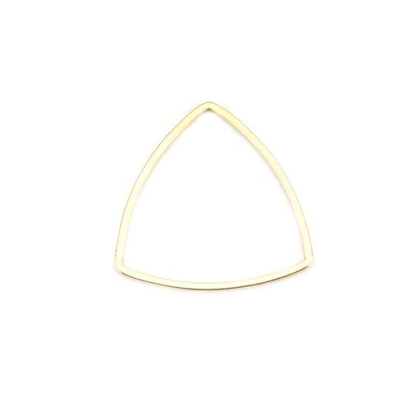 Pendentifs Connecteurs Triangle Étrier 15mm – Acier Inoxydable  Doré