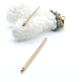 Pendentifs Tige 42mm – Acier Inoxydable 304 Doré à l'or fin 18K, IONIQUE