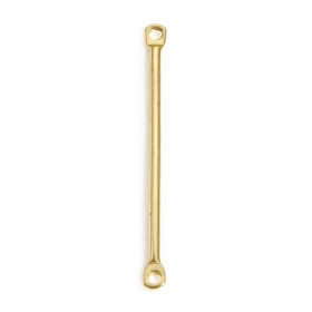 Connecteurs Tige 25mm – Acier Inoxydable 304 Doré