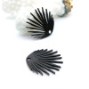 Pendentifs  Éventail 18 mm – Acier Inoxydable 316 NOIR