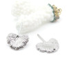 Pendentifs Feuille de Ginkgo 27 mm – Acier Inoxydable 304 Argenté