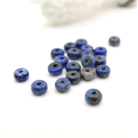 Perles Rondelles 4 par 2mm – Lapis Lazuli