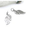 Pendentifs avec Anneau Feuille 19 mm – Acier Inoxydable 304 Argenté