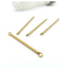 Tiges Connecteurs Intercalaires 35 mm – Acier Inoxydable 304 Doré à l’Or Fin 18K, IONIQUE