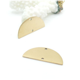 Connecteur Demi Cercle 28 mm – Acier Inoxydable Doré