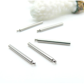 Pendentifs Tige Tube 22.5 mm – Acier Inoxydable Argenté
